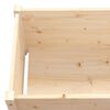 vidaXL Garden Planter 100x50x50 cm Solid Pinewood