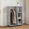 vidaXL Wardrobe Concrete Grey 80x40x110 cm Engineered Wood