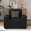 vidaXL Sofa Chair Black 60 cm Fabric