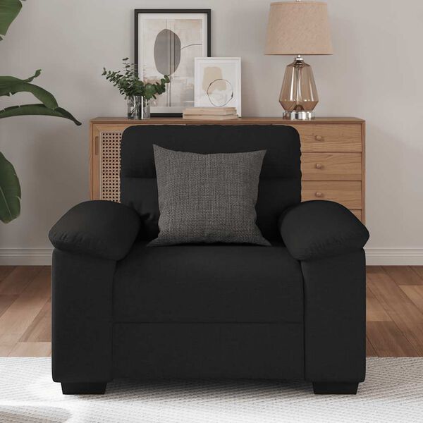 vidaXL Sofa Chair Black 60 cm Fabric