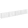 vidaXL Gabion Raised Bed | Silver | Galvanised steel | 360x30x60 cm | Durable
