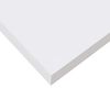 vidaXL Floating Wall Shelves 2 pcs High Gloss White 40x23x3.8 cm MDF