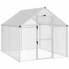 vidaXL Bird Cage Silver 181.5 x 221 x 173.5 cm