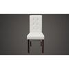 vidaXL Dining Chairs 4 pcs White Faux Leather