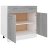 vidaXL Drawer Bottom Cabinet Lyon Grey Sonoma 80x46x81.5 cm Engineered Wood