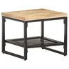 vidaXL Side Table | Natural wood and Black