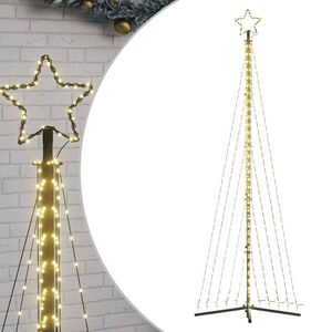 vidaXL LED Christmas Tree 495 LEDs Warm White 302 cm