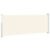 vidaXL Patio Retractable Side Awning 180x500 cm Cream