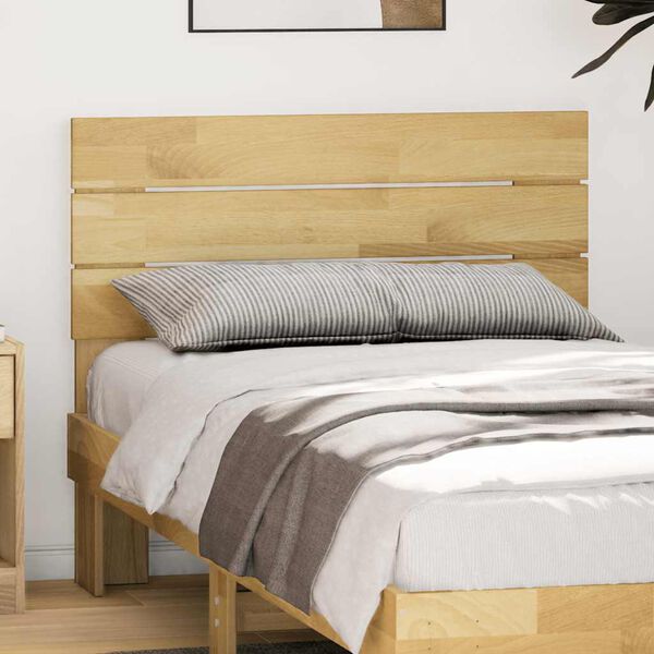 vidaXL Headboard 90 cm Solid Wood Oak