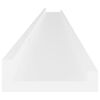 vidaXL Wall Shelves 2 pcs White 115x9x3 cm