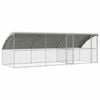 vidaXL Chicken Cage 3 pcs Silver 600 x 200 x 200 cm Galvanised Steel
