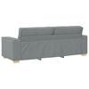 vidaXL 3-Seater Sofa Light Grey 220x78x84 cm Fabric