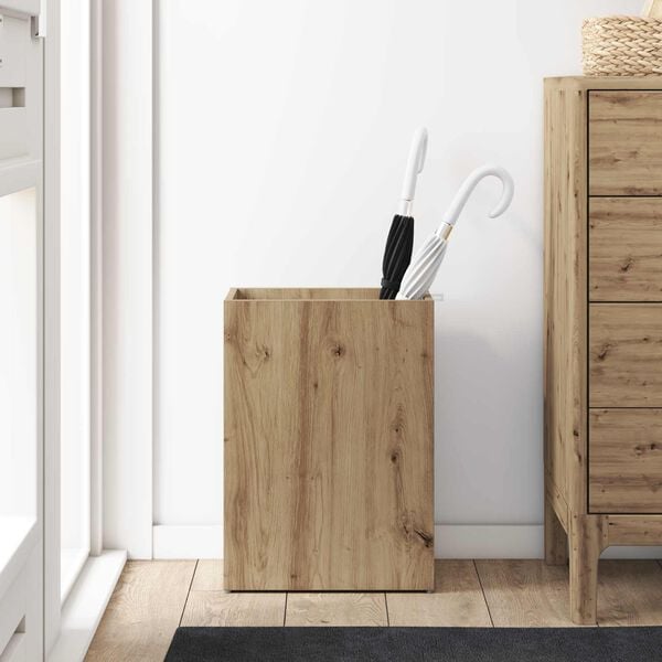 vidaXL Umbrella Stand Artisan Oak 40 x 20 x 55.5 cm Engineered Wood