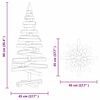 vidaXL Christmas Trees with Stand Natural 90 cm Solid pine wood