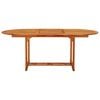 vidaXL Garden Table 200x100x75 cm Solid Wood Eucalyptus
