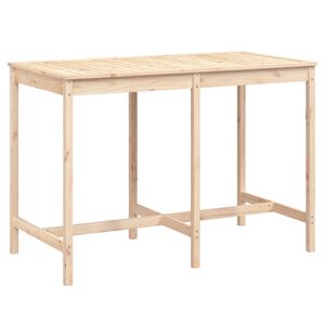 vidaXL Garden Table 159.5x82.5x110 cm Solid Wood Pine