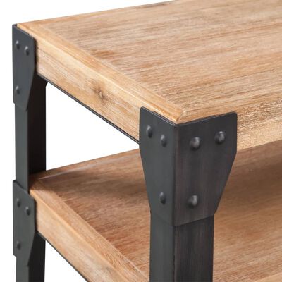 vidaXL Console Table Solid Acacia Wood 120x40x85 cm