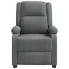 vidaXL Massage Chair Dark Grey Fabric