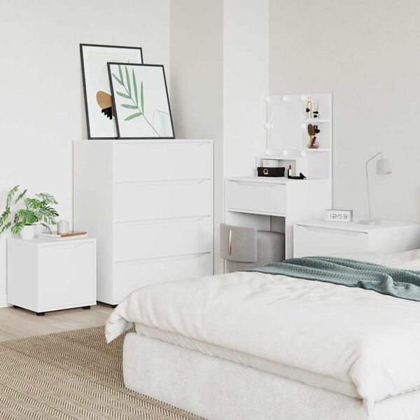 vidaXL Bathroom Cabinet White 40.5 x 40 x 44 cm Engineered Wood