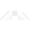 vidaXL Greenhouse with Steel Frame White 32 m² 8x4x2 m