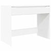 vidaXL Desk with Drawer White 100 x 50 x 78 cm Engineered Wood