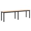 vidaXL Bench Natural 160 x 35 x 45 cm Solid Pine Wood