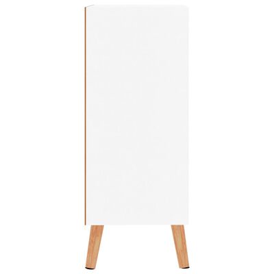 vidaXL Sideboard White and Sonoma Oak 60x30x72 cm Engineered Wood