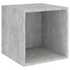 vidaXL 5 Piece TV Cabinet Set Concrete Grey Engineered Wood