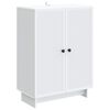 vidaXL Sideboard White 66 x 34.5 x 90 cm Engineered Wood