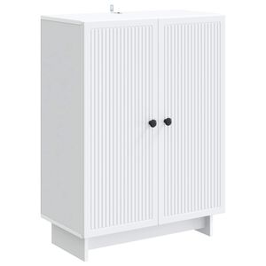 vidaXL Sideboard White 66 x 34.5 x 90 cm Engineered Wood