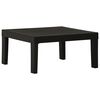 vidaXL Lounge Table | Grey | Plastic | 65 x 65 x 33 cm | Light Weight