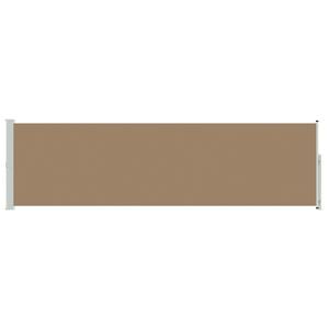 vidaXL Retractable Side Awning 140 x 500 cm Polyester Rectangular