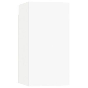 vidaXL TV Cabinet | White | Engineered wood | Small | Wall mounting | TV Cabinet