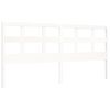 vidaXL Bed Frame without Mattress White Super King Size Solid Wood Pine