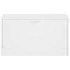 vidaXL Shoe Storage Bench White 80x24x45 cm