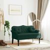 vidaXL Bench with Cushions Dark Green 120.5x65x75 cm Velvet