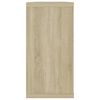 vidaXL Wall Cube Shelf 4 pcs Sonoma Oak 100x15x30 cm Engineered Wood