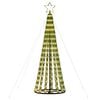 vidaXL LED Christmas Tree 275 LEDs Warm White 180 cm
