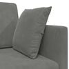 vidaXL Floor Sofa Bed 200cm Dark Grey Velvet