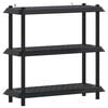 vidaXL Shelving Unit 3-Tier 100 x 40 x 96 cm PP Anthracite