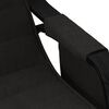 vidaXL Rocking Chair Black Fabric