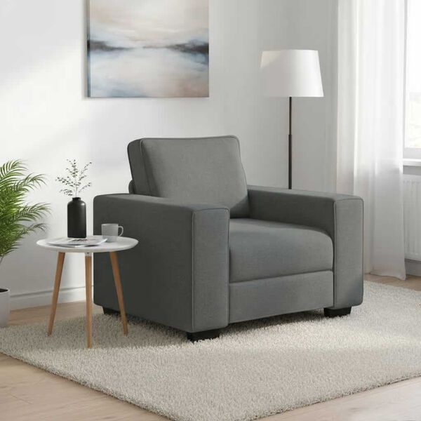vidaXL Sofa Chair&nbsp;Dark Grey 100x77x82 cm Fabric