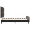 vidaXL Bed Frame with Headboard Black 137 x 190 cm Velvet