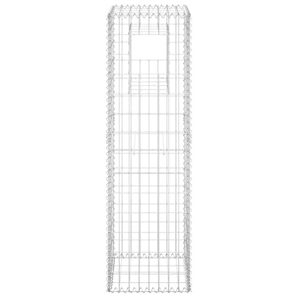 vidaXL Gabion Basket Post 40x40x140 cm Iron