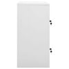 vidaXL Locker Cabinet Light Grey and Blue 90x45x92.5 cm Steel