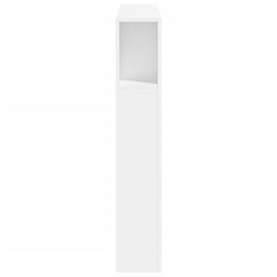 vidaXL LED Headboard White 100x18.5x103.5 cm Engineered Wood