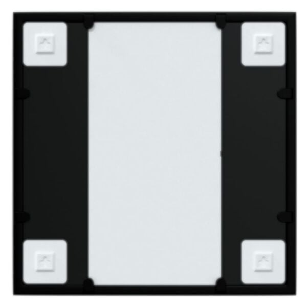 vidaXL Wall Mirror Black 40x40 cm Metal