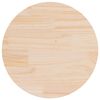 vidaXL Table Top Round &Oslash;60x3 cm Solid Wood Pine