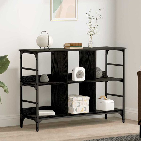 vidaXL Sideboard Black Oak 102 x 32 x 73.5 cm