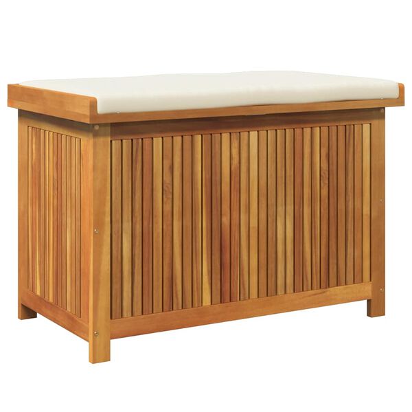 vidaXL Outdoor Cushion Box 90x50x60.5 cm Solid Wood Acacia